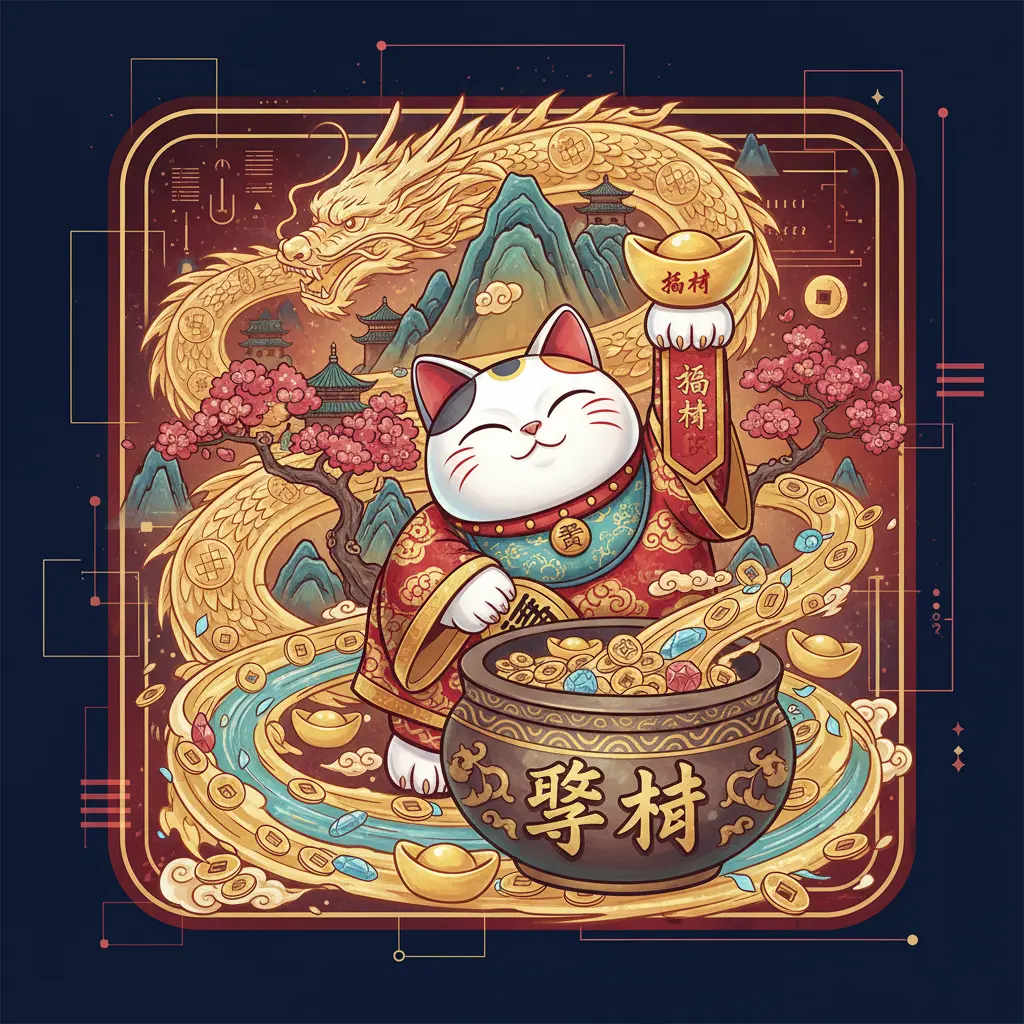 聚財 - 招財貓