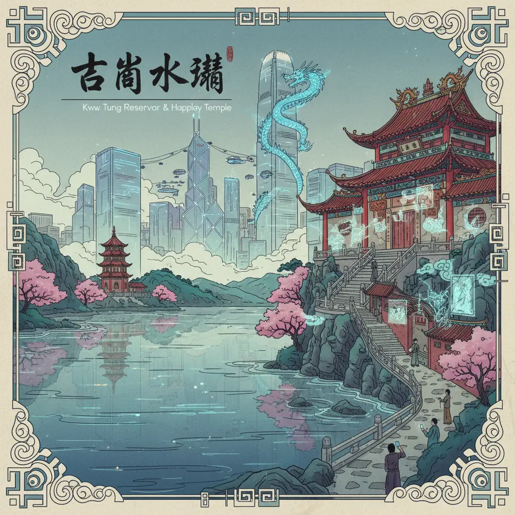 跑馬地廟 - 古洞水塘