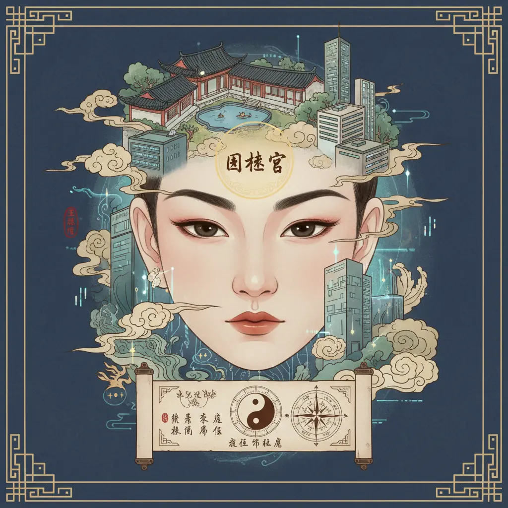 面相分析 - 田宅宮