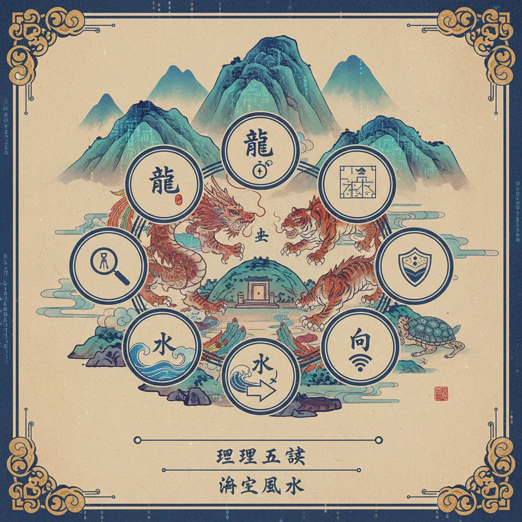 陰宅風水 - 地理五訣