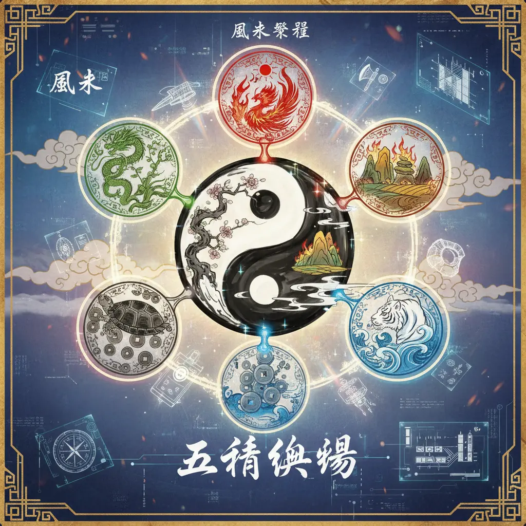 風水課程 - 五行陰陽