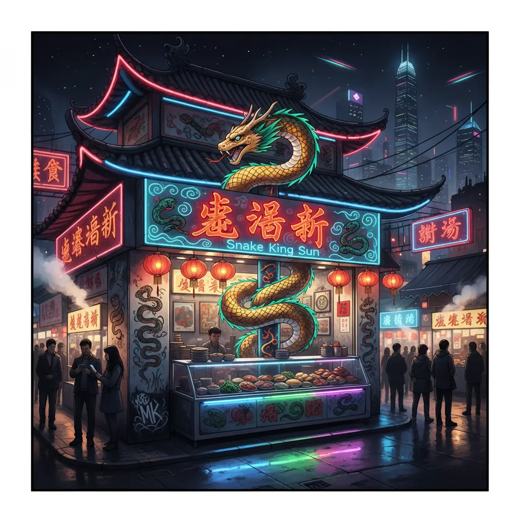 廟街 - 蛇王新