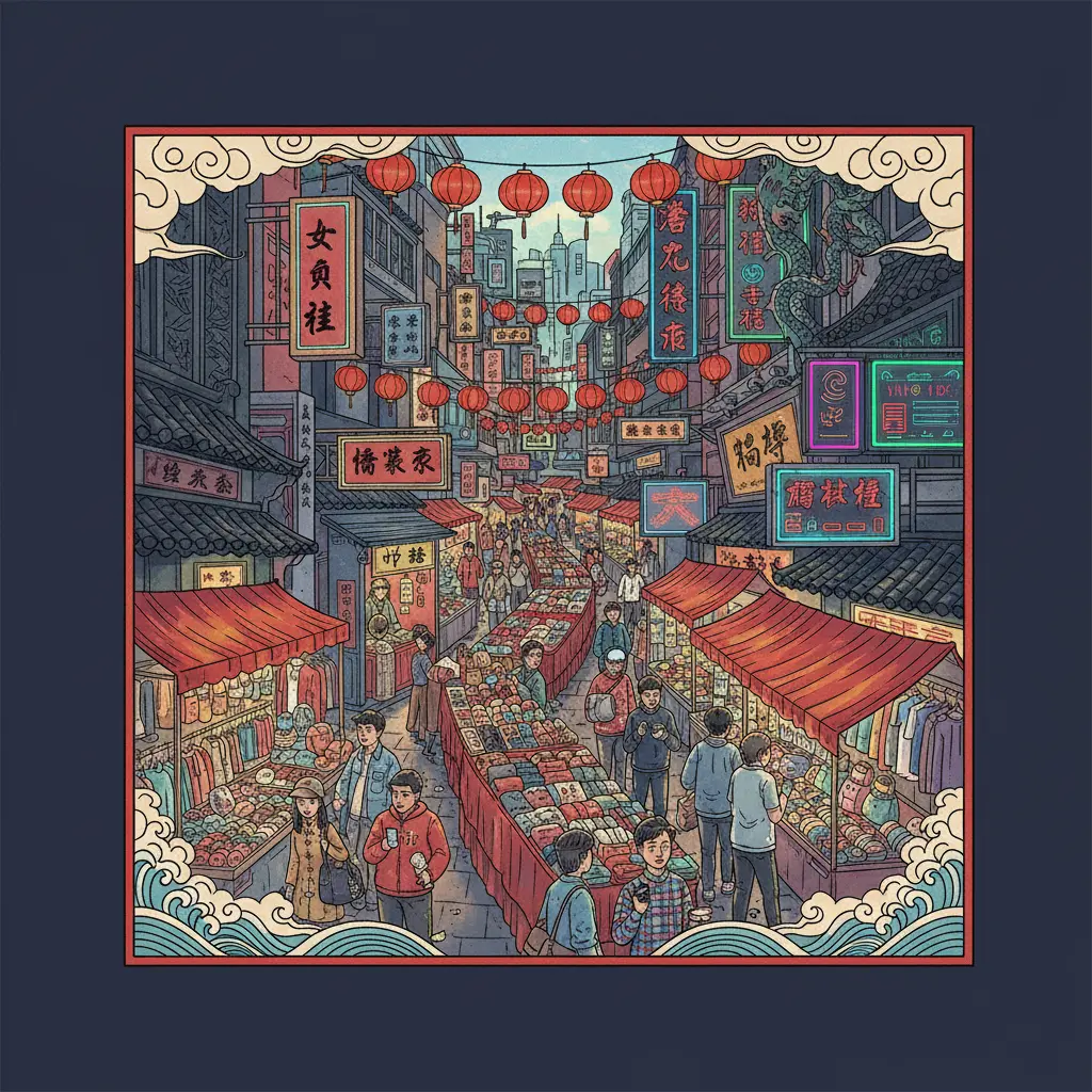 廟街 - 旺角女人街