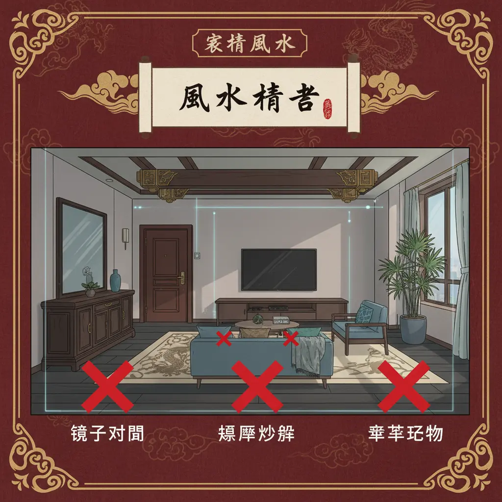 風水禁忌 - 客廳風水