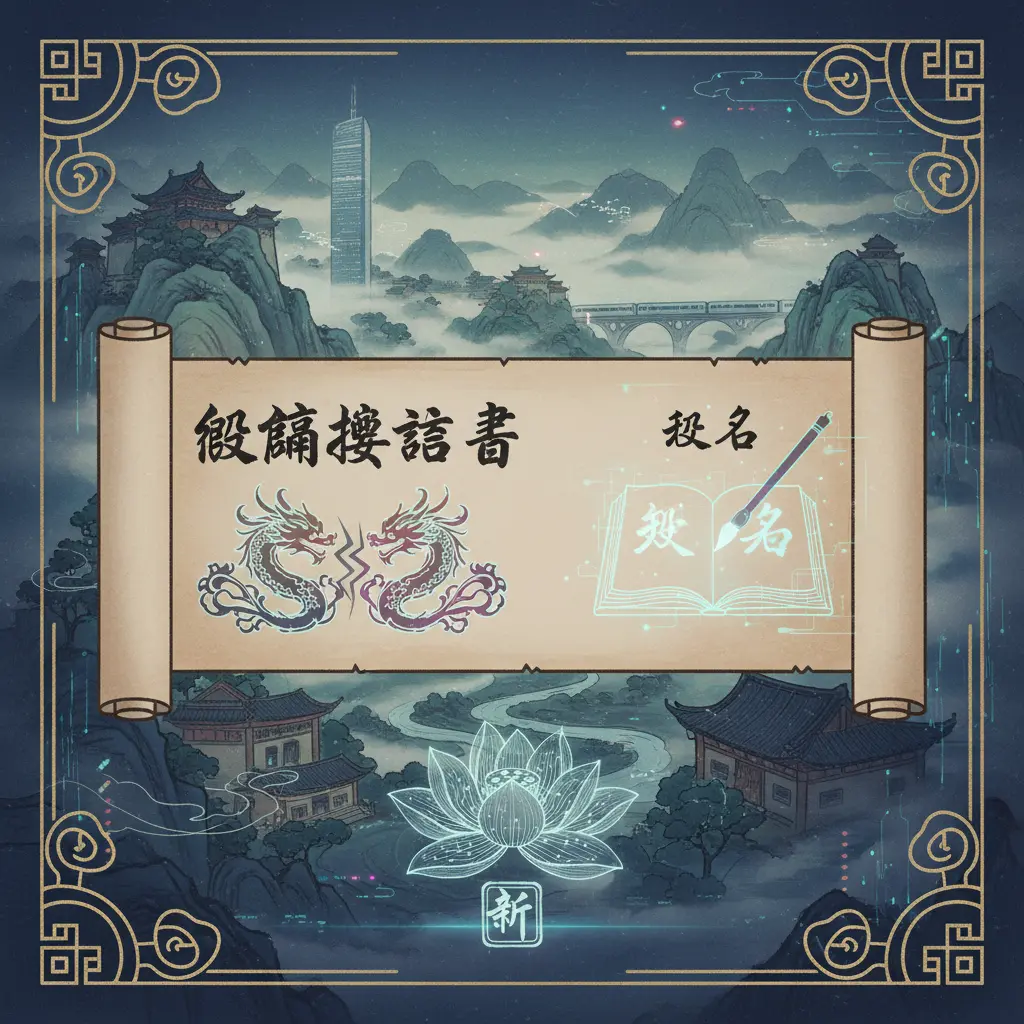 改名 - 離婚協議書