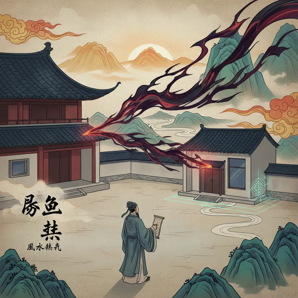 風水煞氣 - 屋角煞