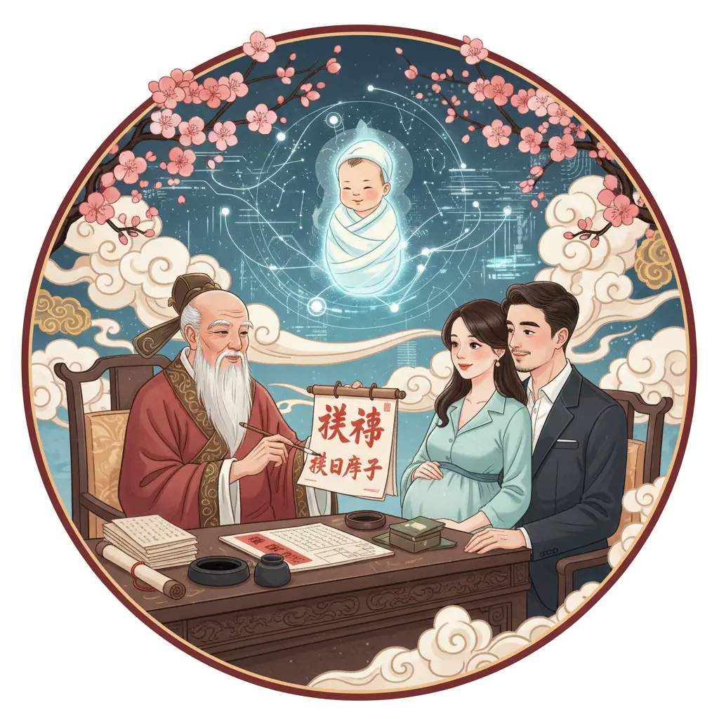 睇相師傅 - 擇日產子