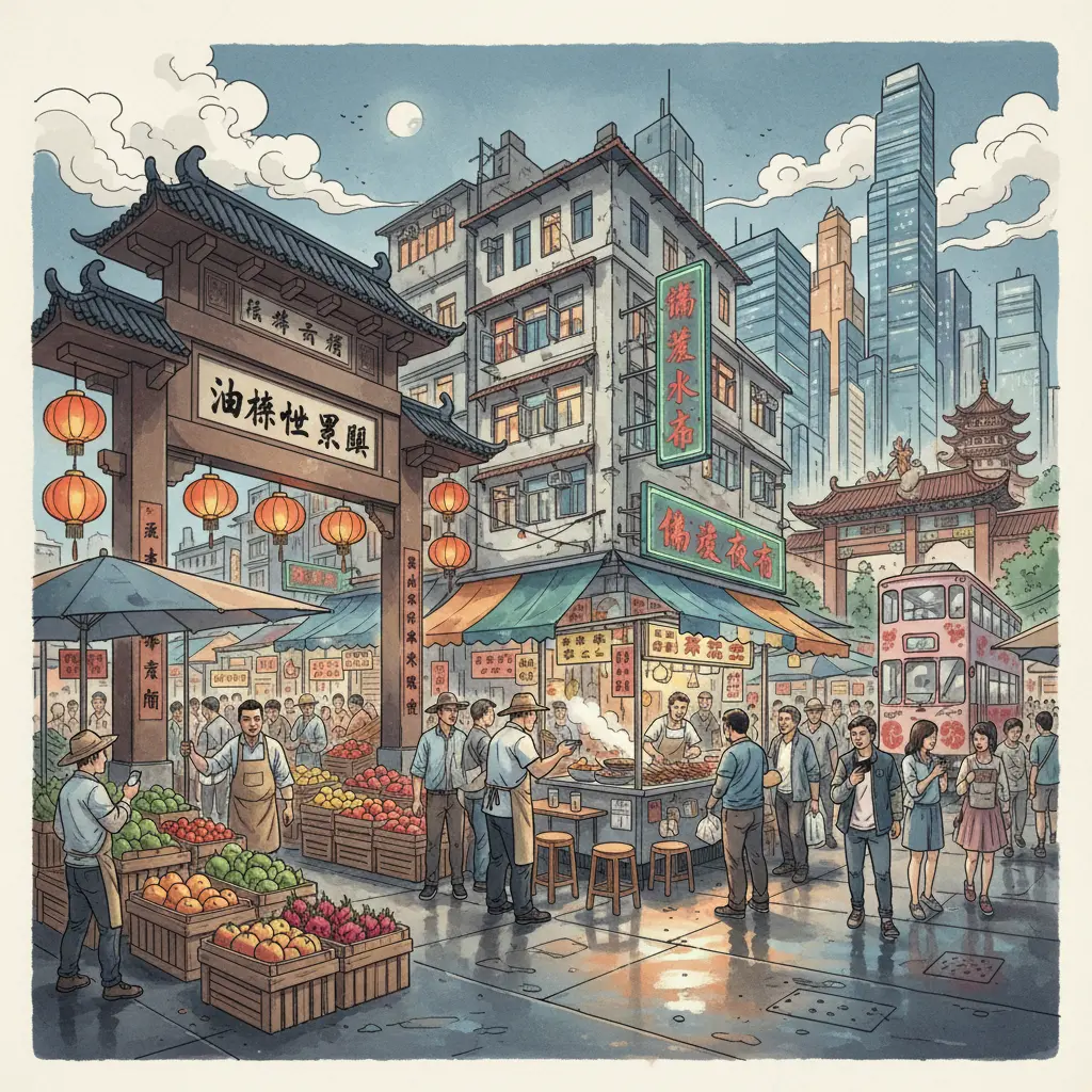 廟街 - 油麻地果欄