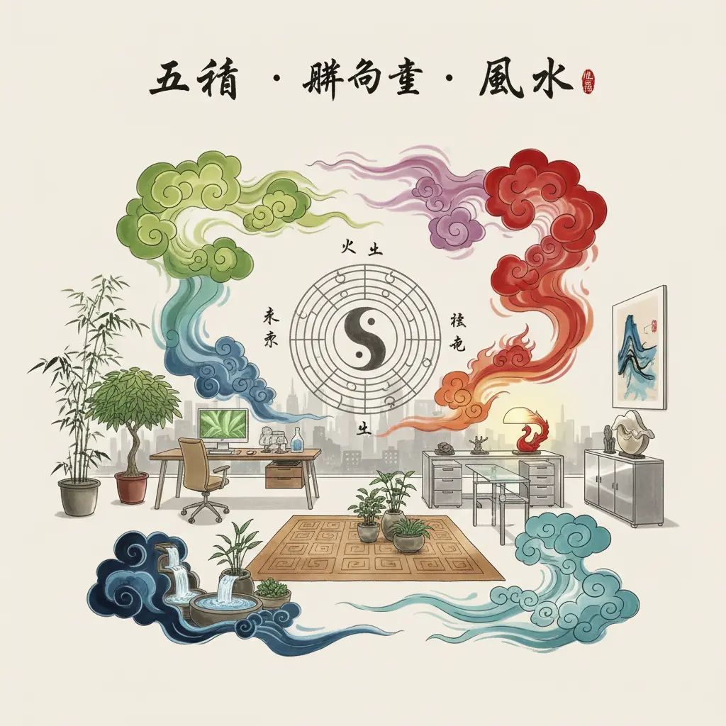 辦公室風水 - 五行