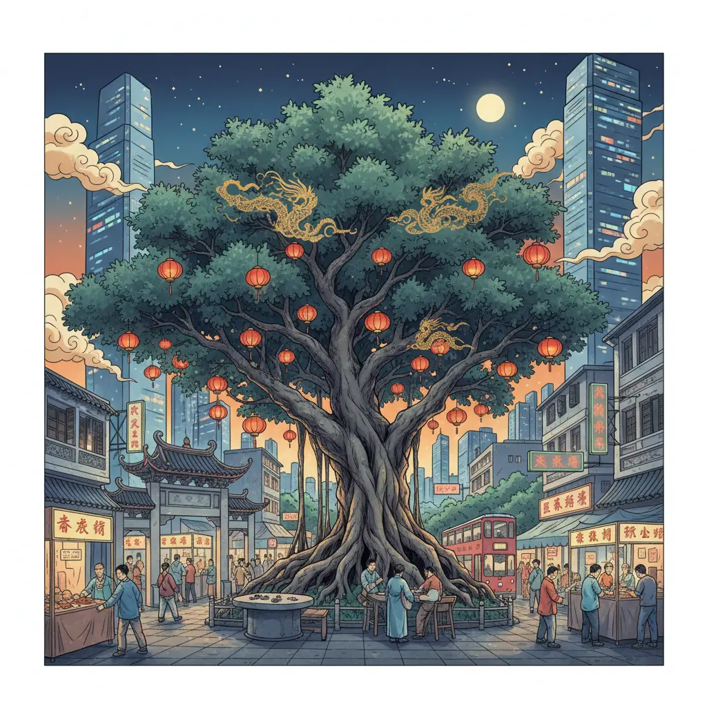 廟街 - 榕樹頭