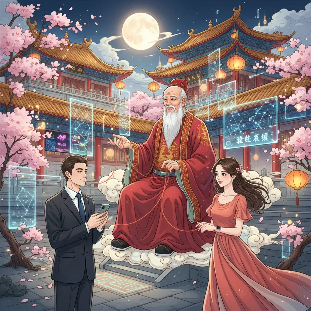 黃大仙廟 - 月老
