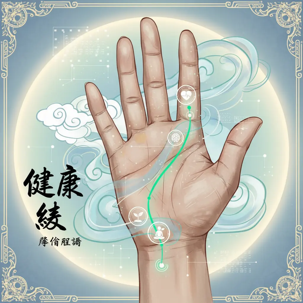 掌相 - 健康線