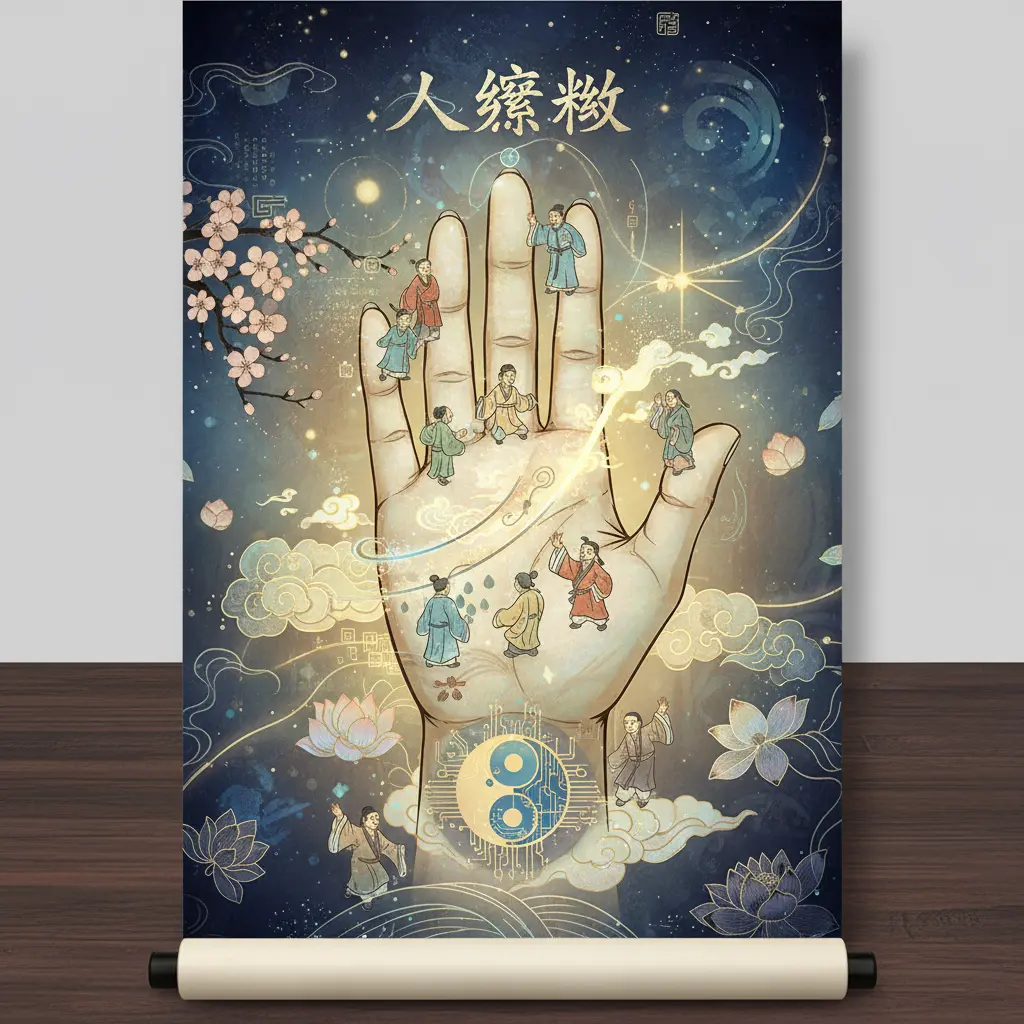 掌相 - 人緣紋