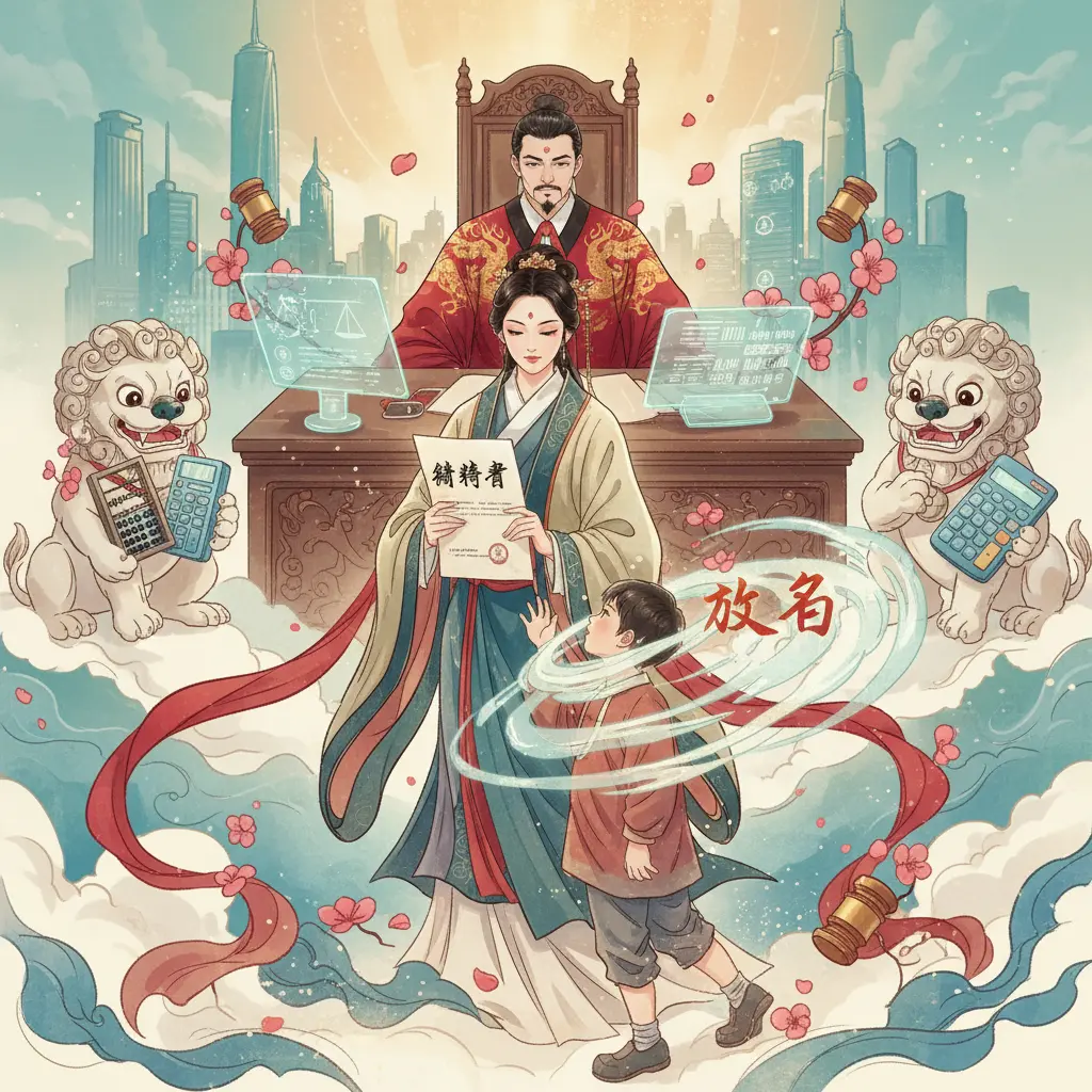 改名 - 贍養費