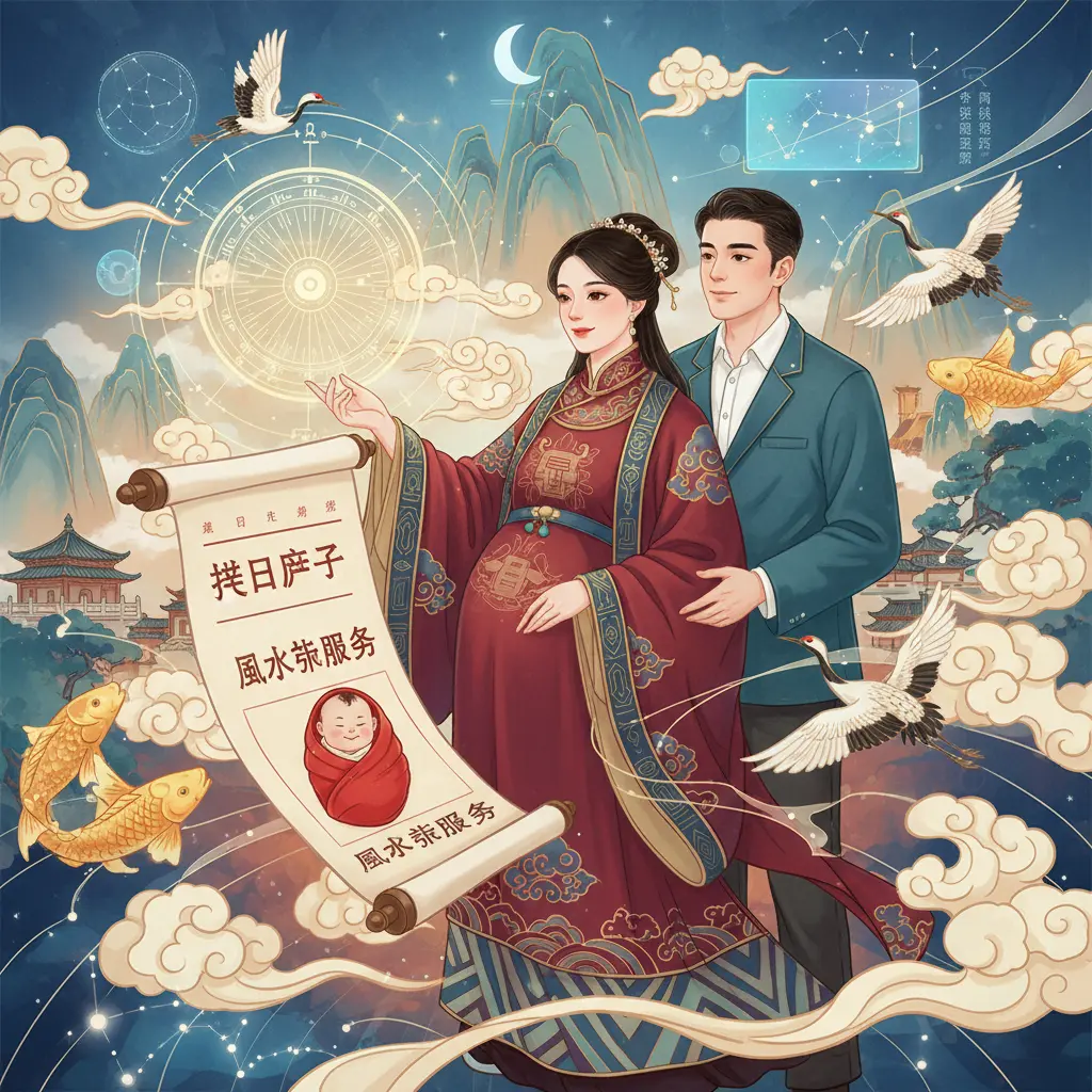 風水師服務 - 擇日產子
