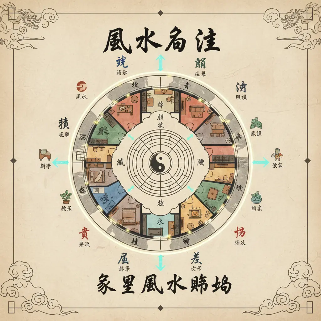 家居風水佈局 - 風水方位