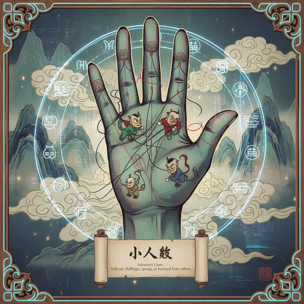 掌相 - 小人紋