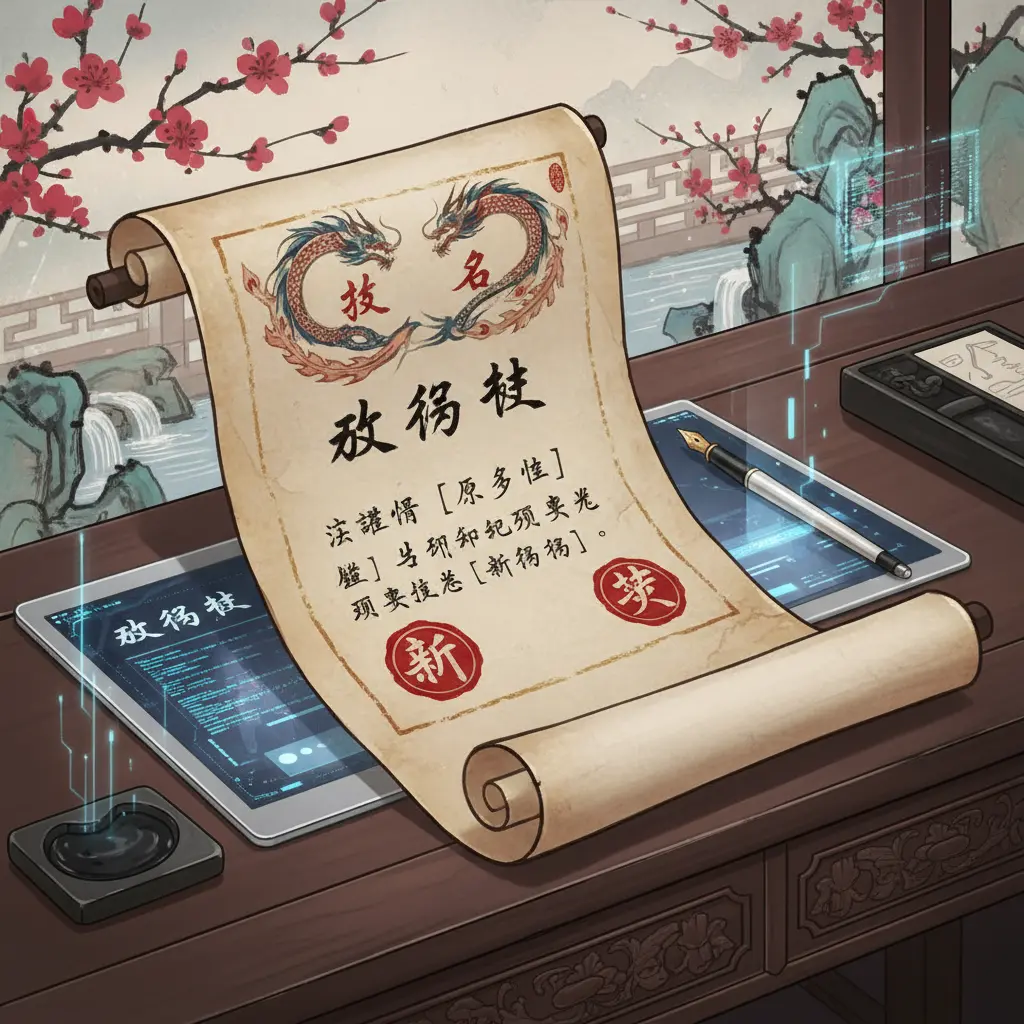改名 - 改名契