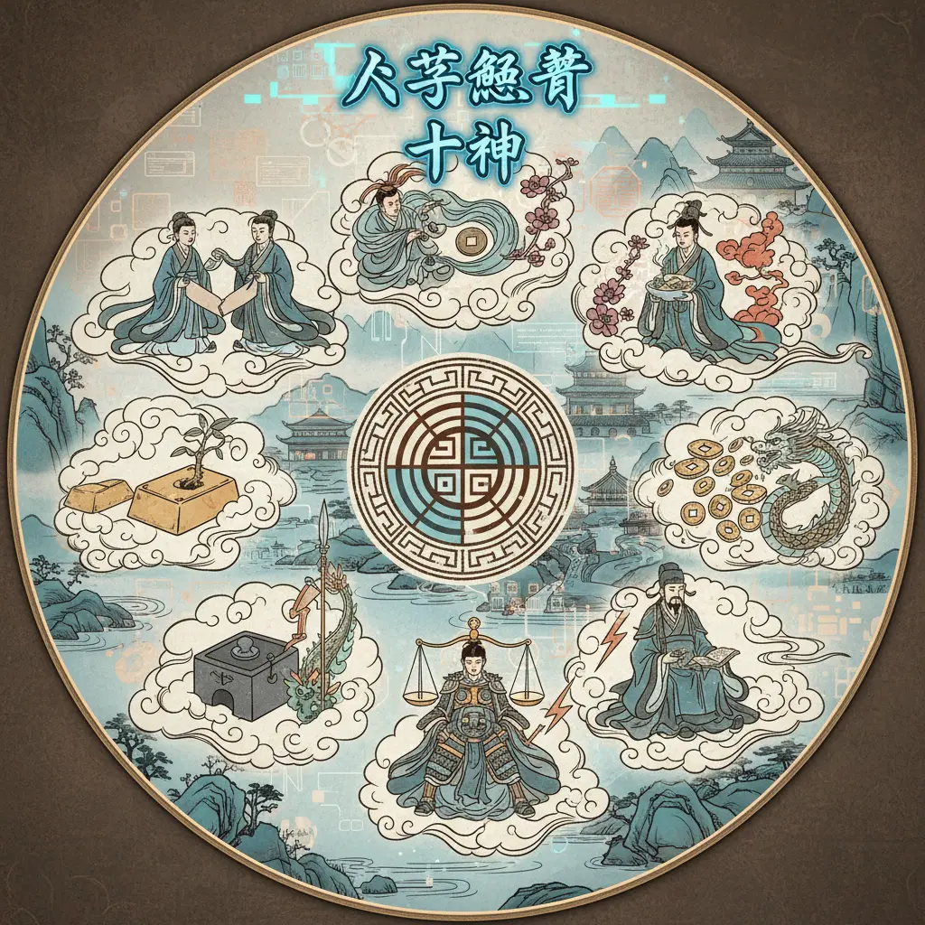 八字免費 - 十神