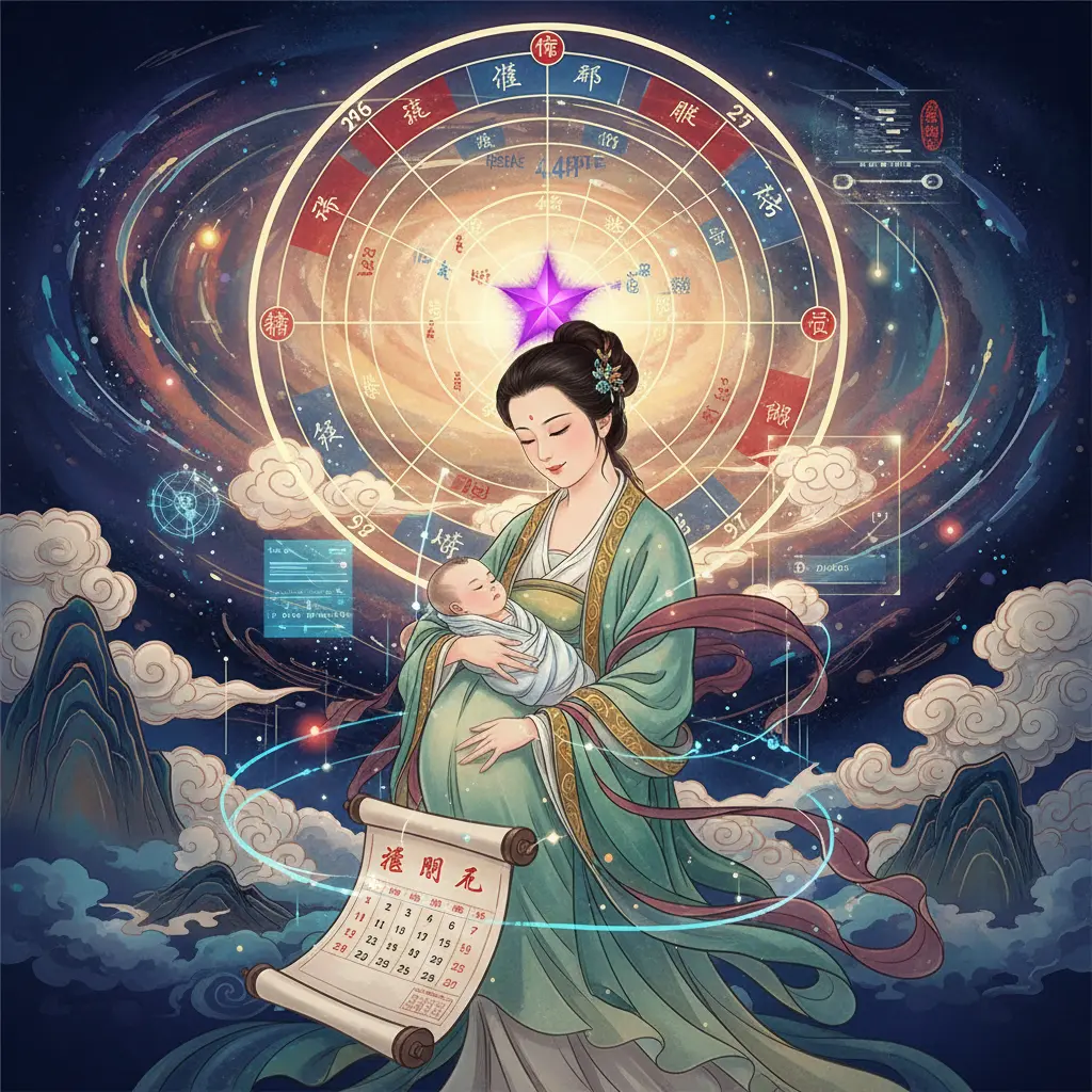 擇日產子 - 紫微鬥數