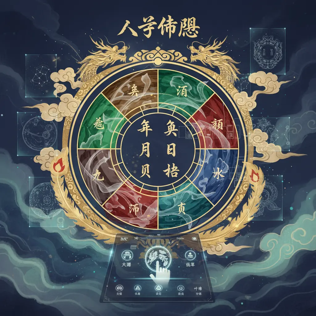 八字 - 八字命盤