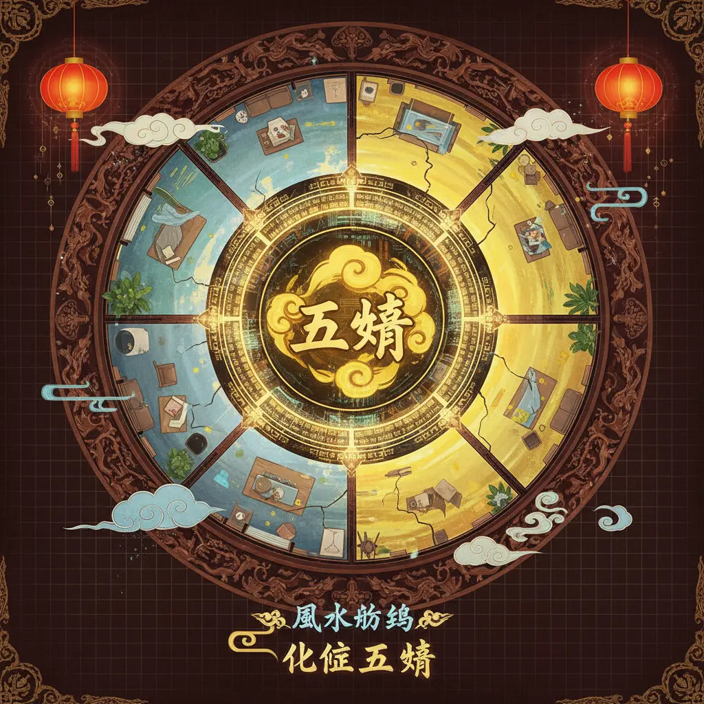 風水佈局 - 五黃