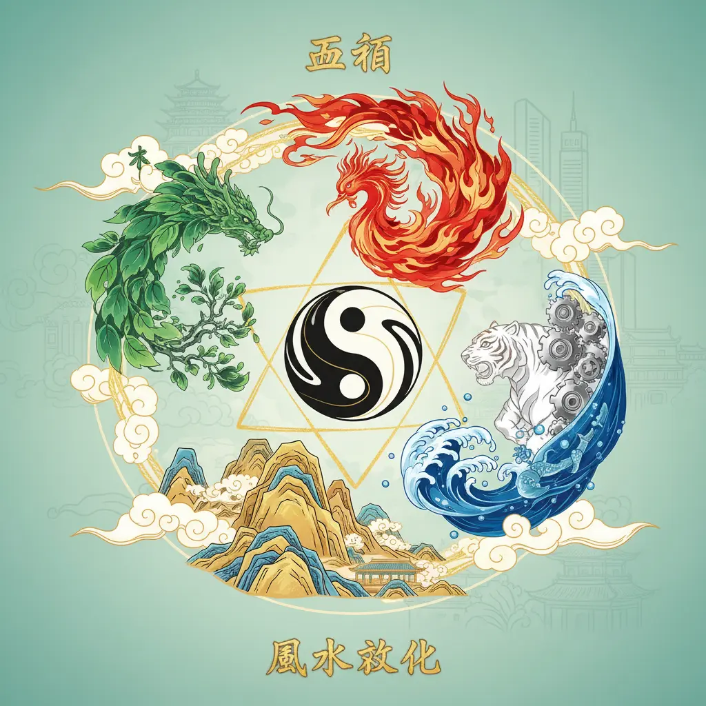 風水文化 - 五行