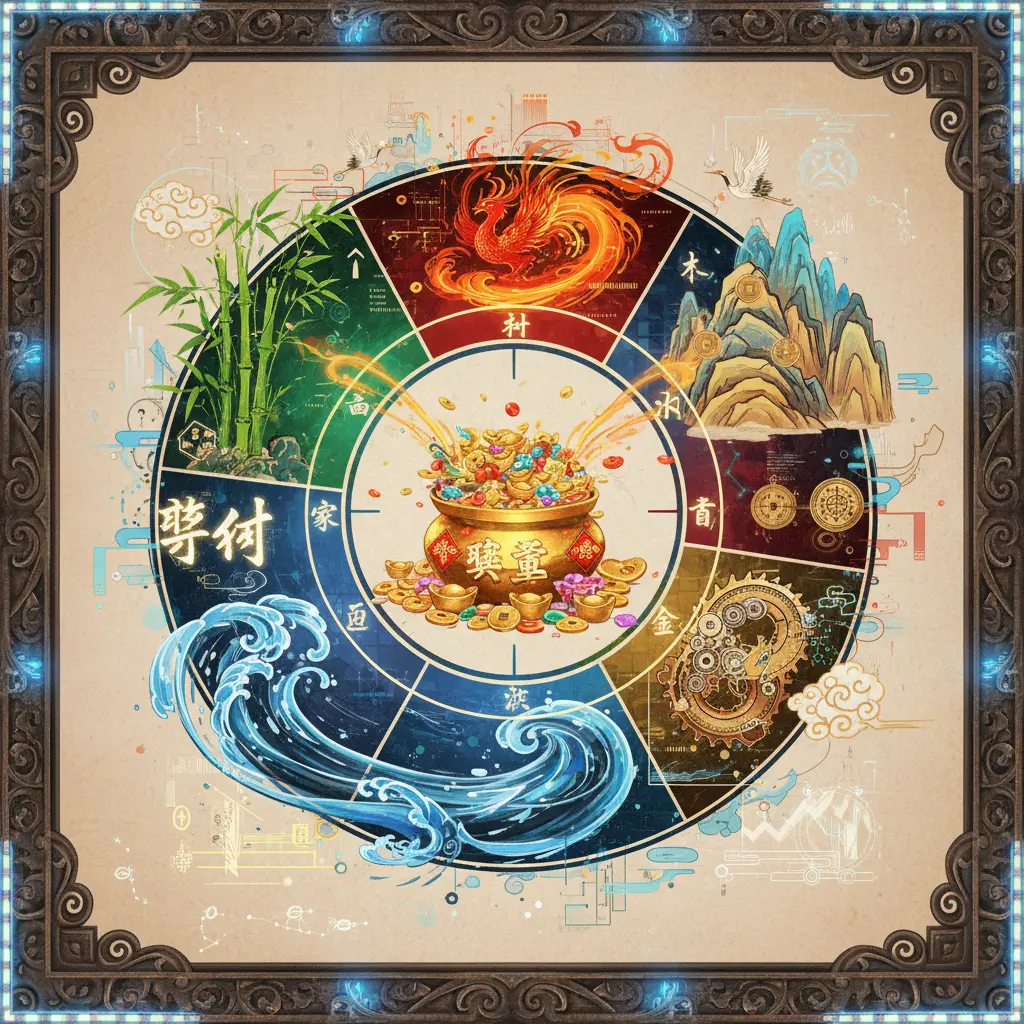 聚財 - 五行