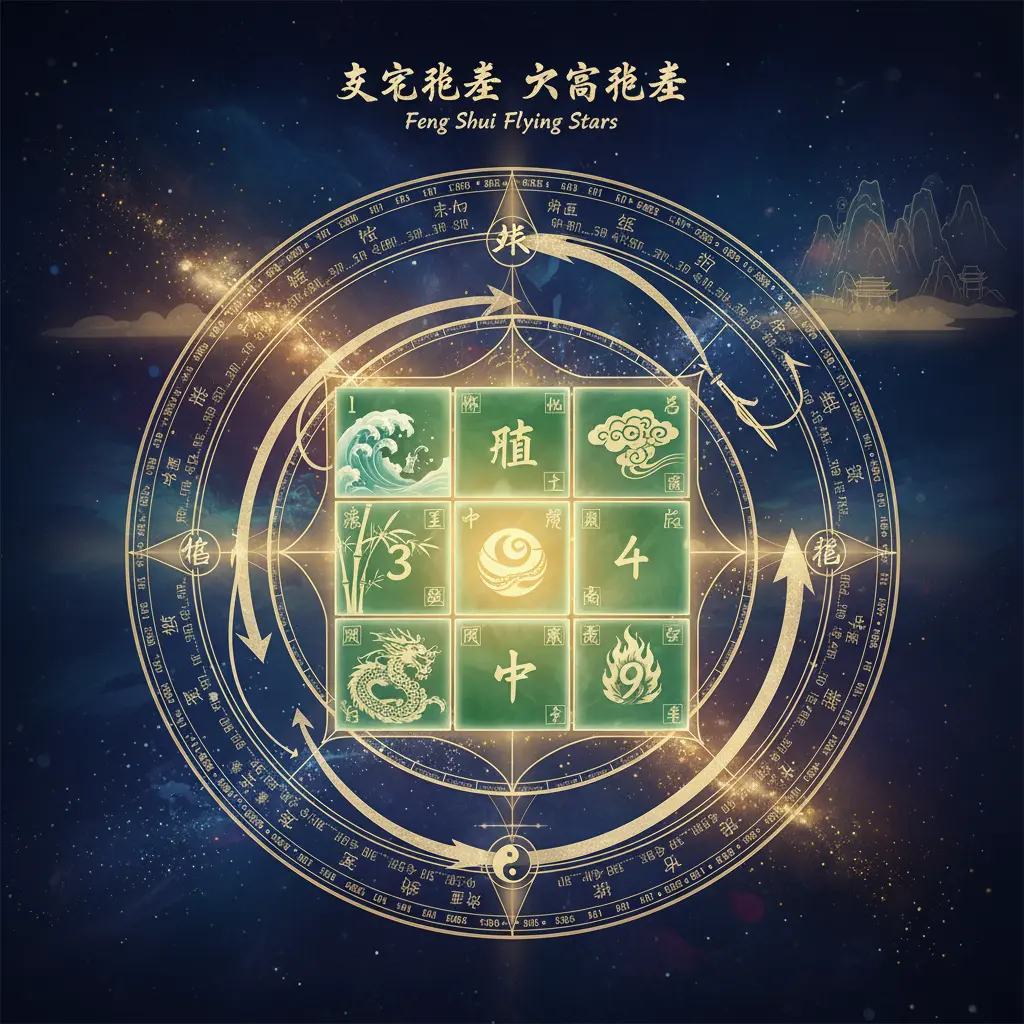 玄空飛星風水 - 九宮飛星