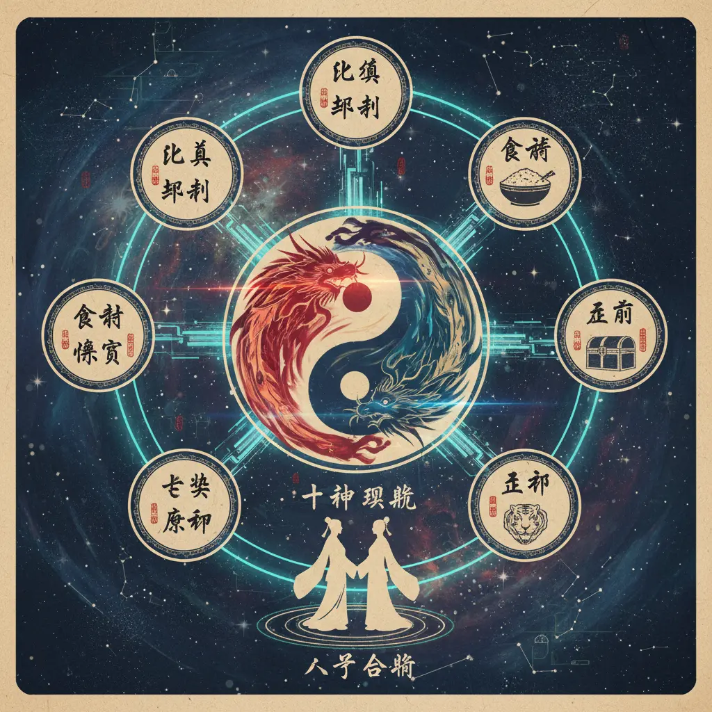 八字合婚 - 十神理論