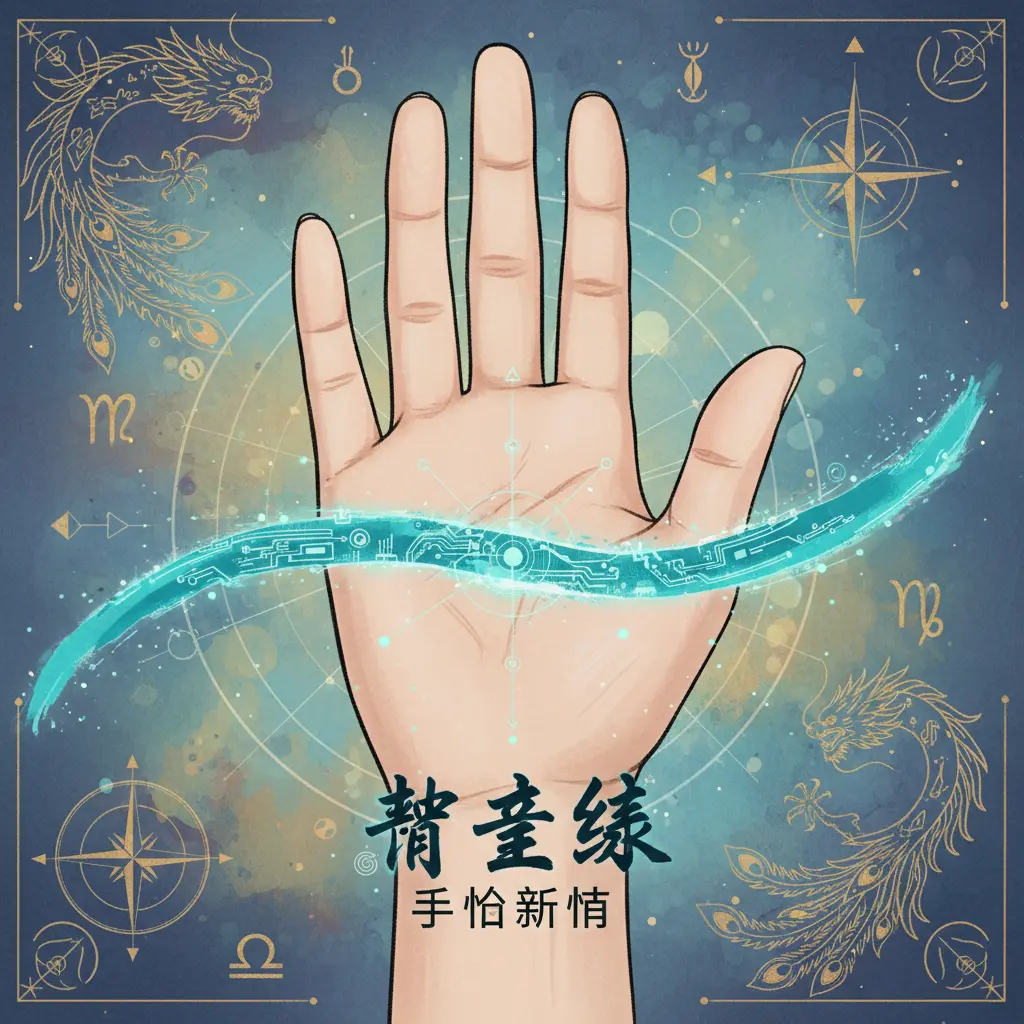 手相算命 - 智慧線