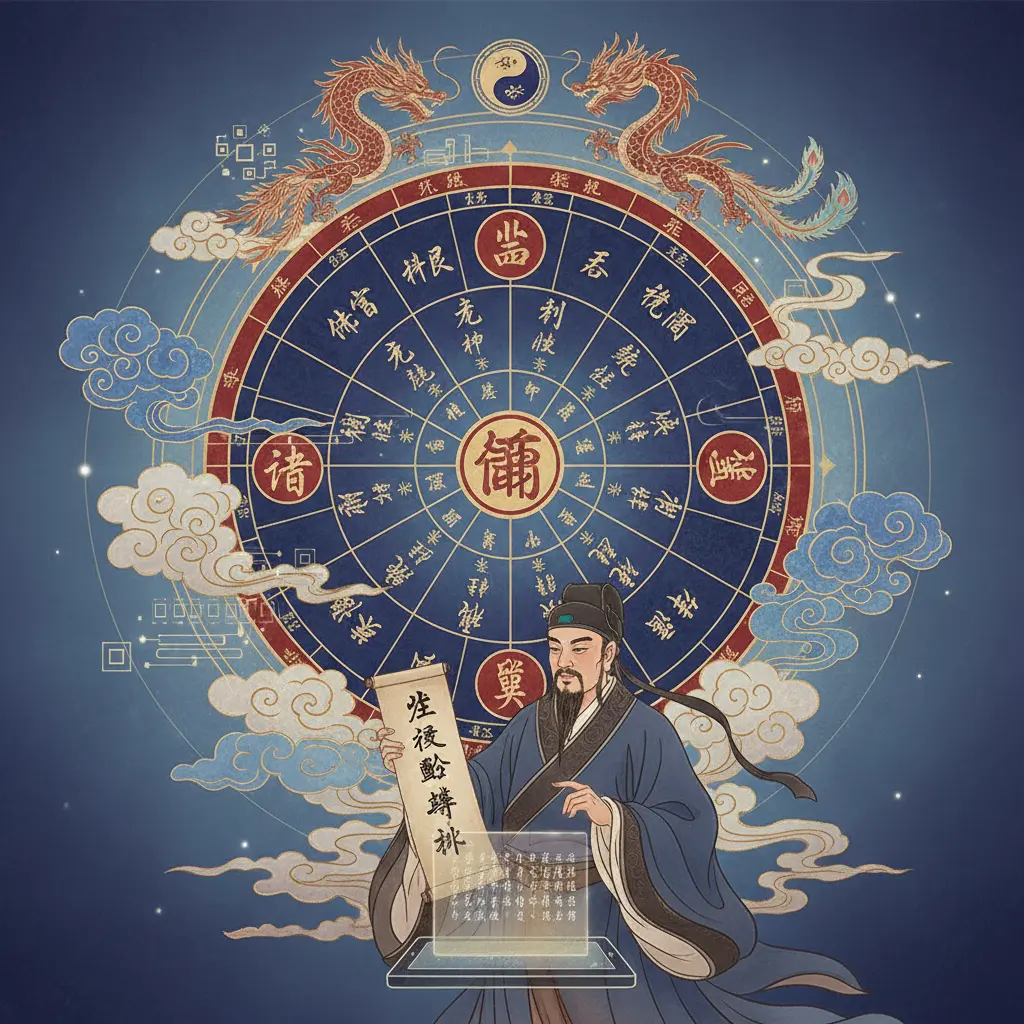 紫微鬥數精批 - 命盤