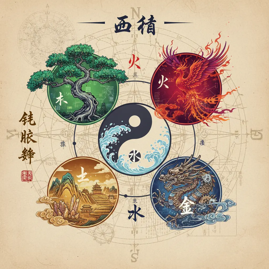 鐵版神數 - 五行