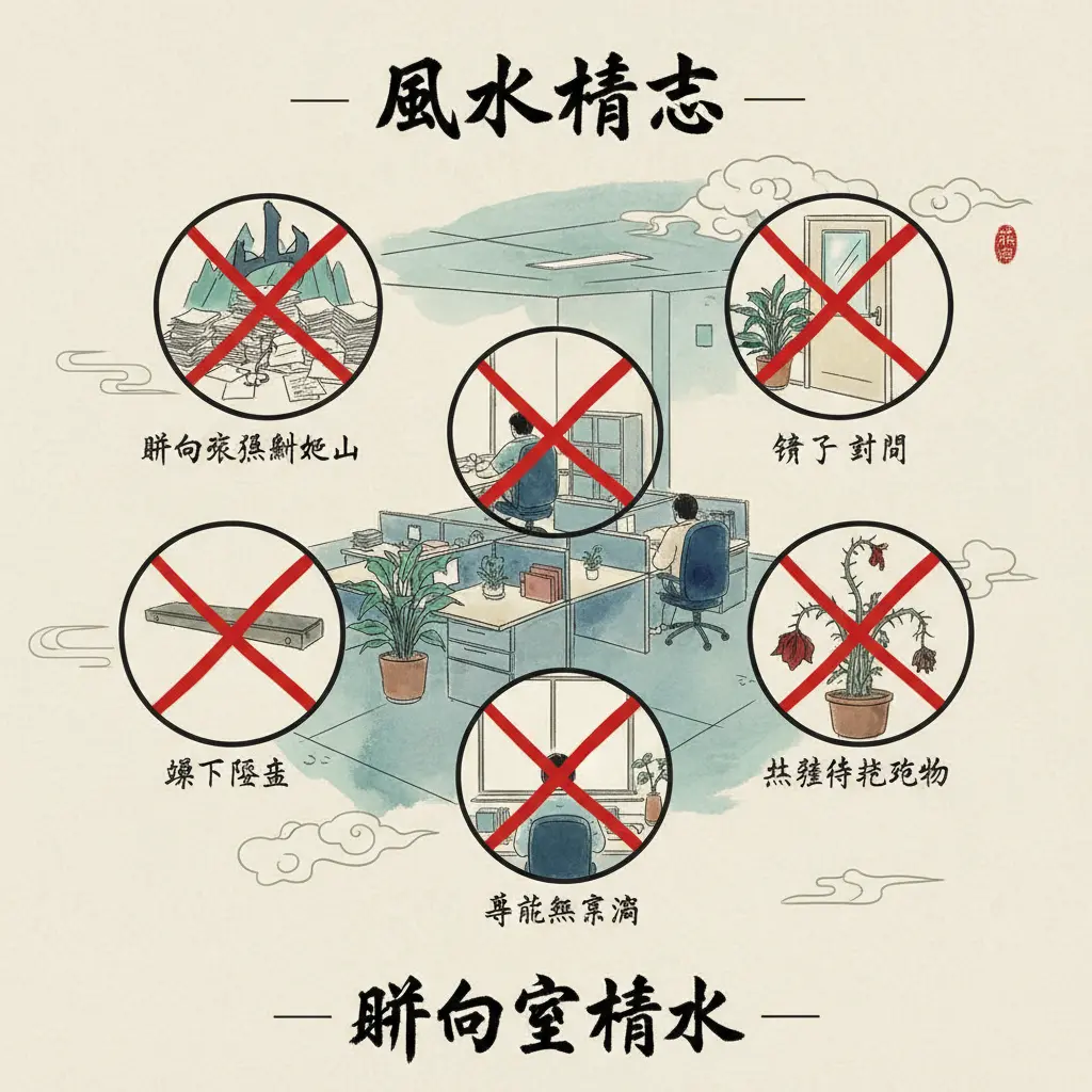 辦公室風水 - 風水禁忌