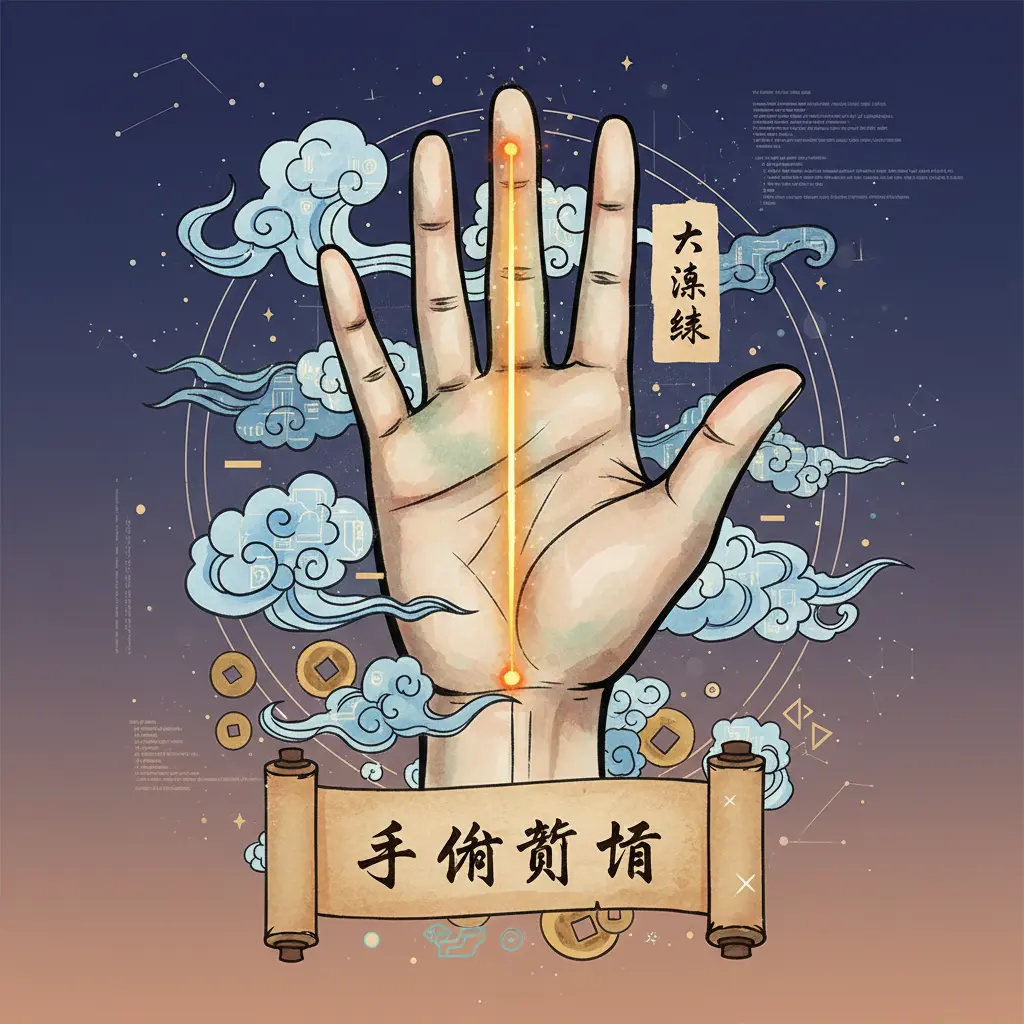 手相算命 - 太陽線