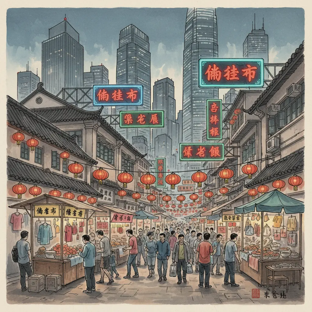 廟街 - 香港油麻地廟街