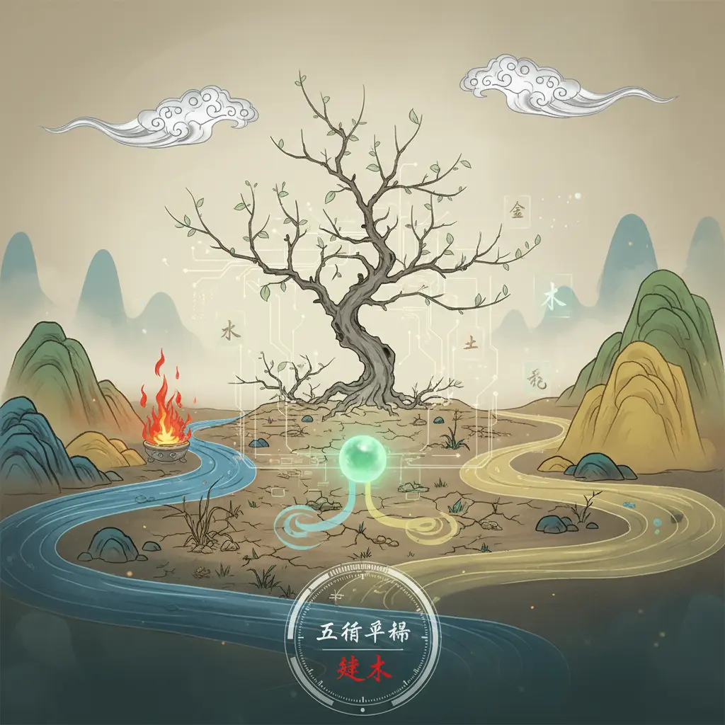 五行平衡 - 五行缺木