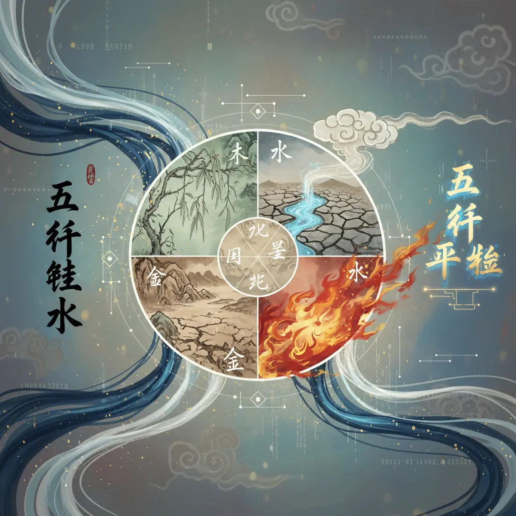 五行平衡 - 五行缺水