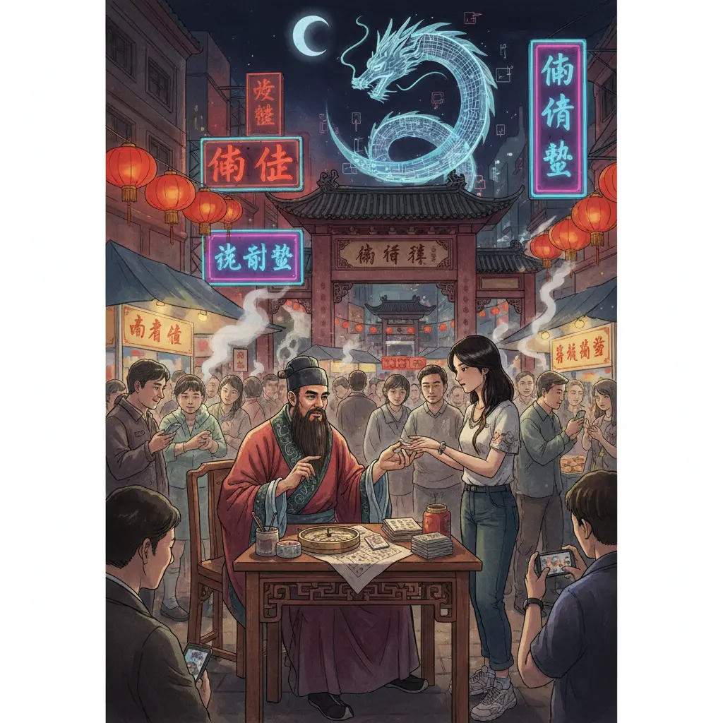 睇相師傅 - 廟街