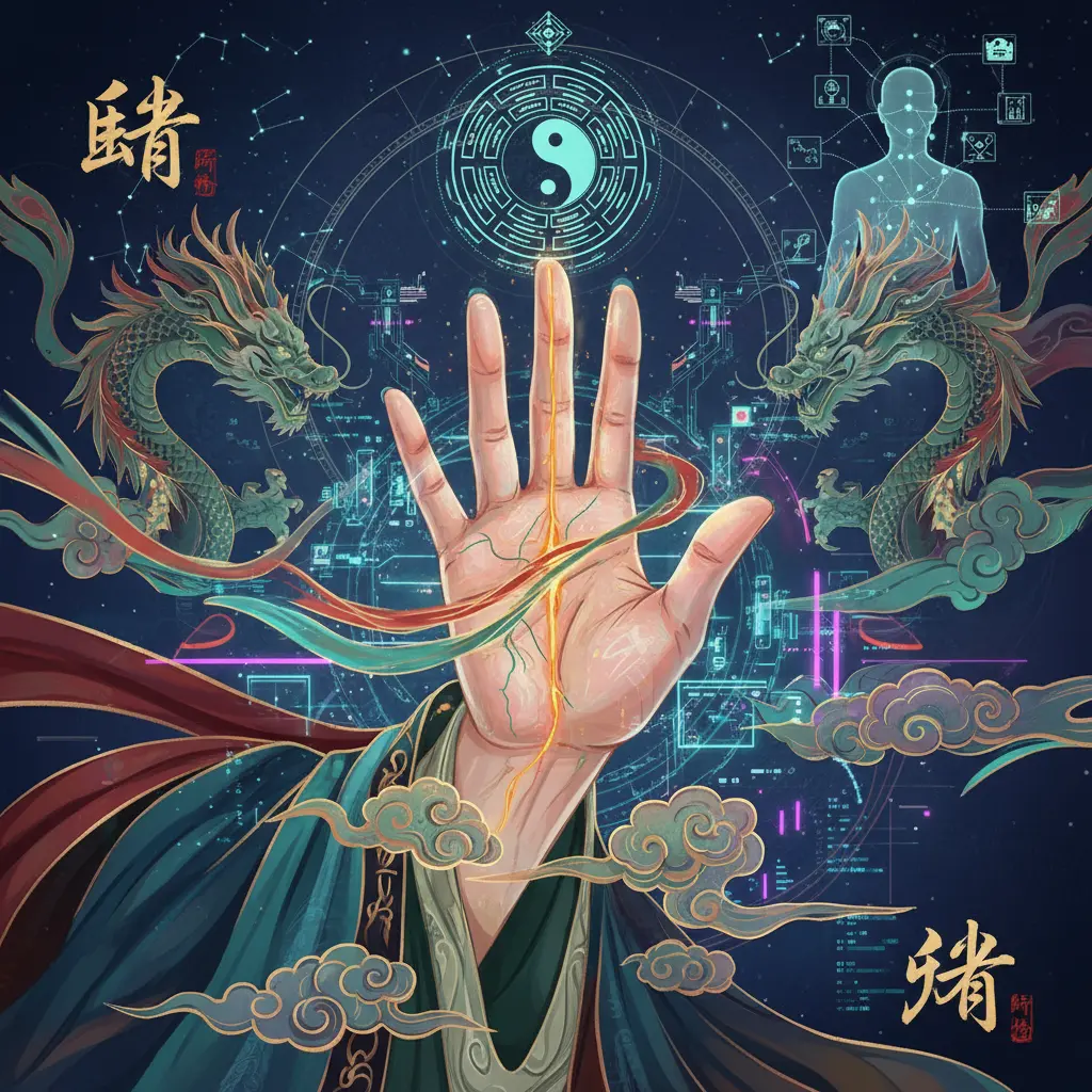 掌相 - 斷掌