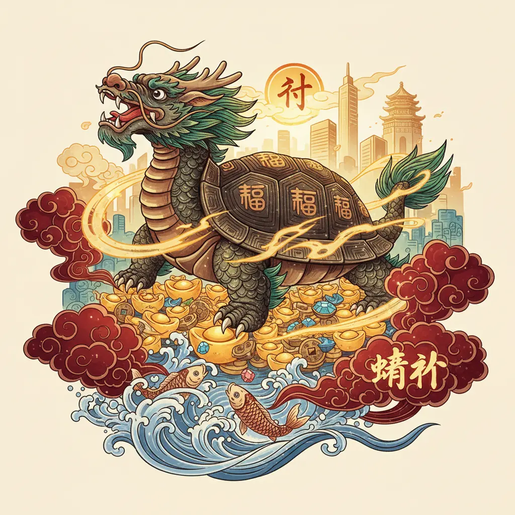 旺財 - 龍龜