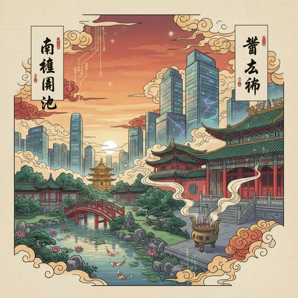 黃大仙廟 - 南蓮園池
