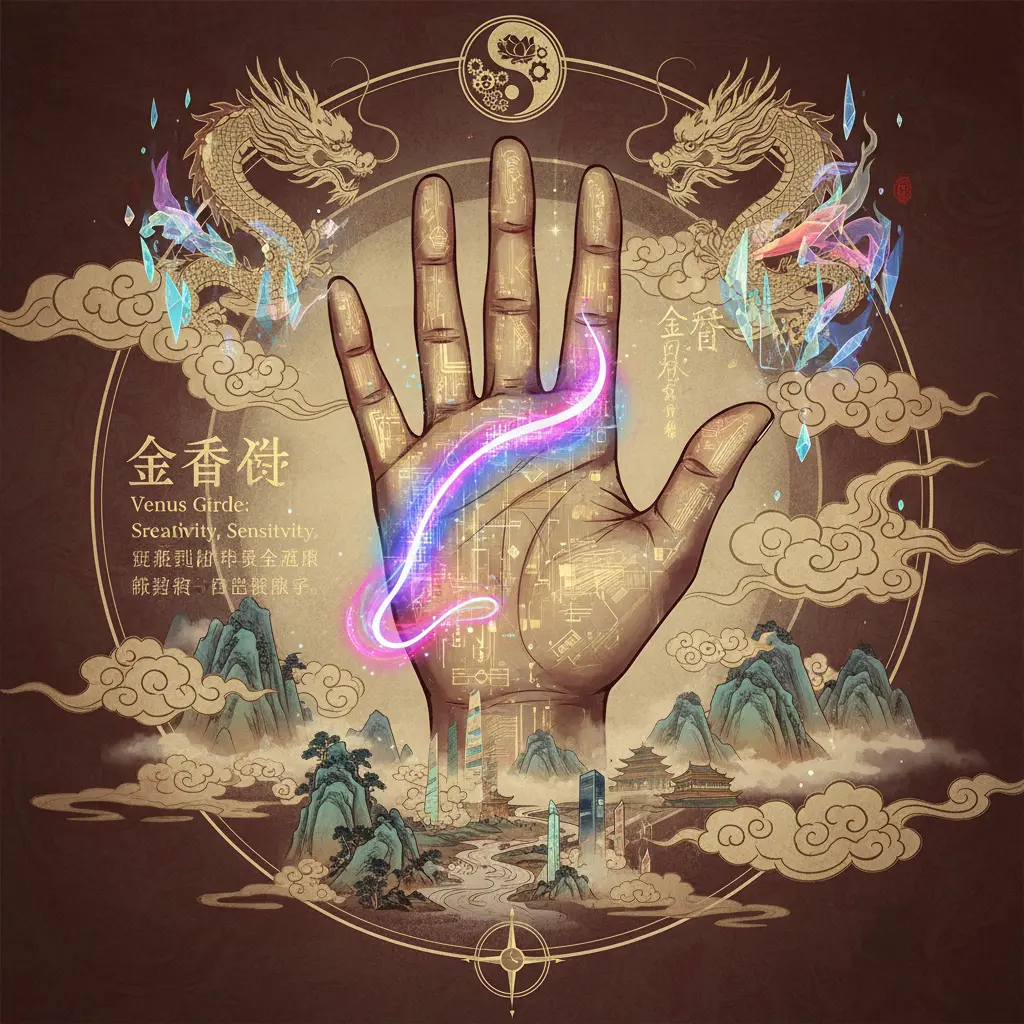掌相 - 金星帶