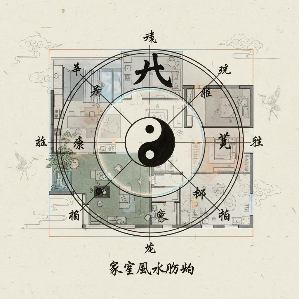 家居風水佈局 - 八卦
